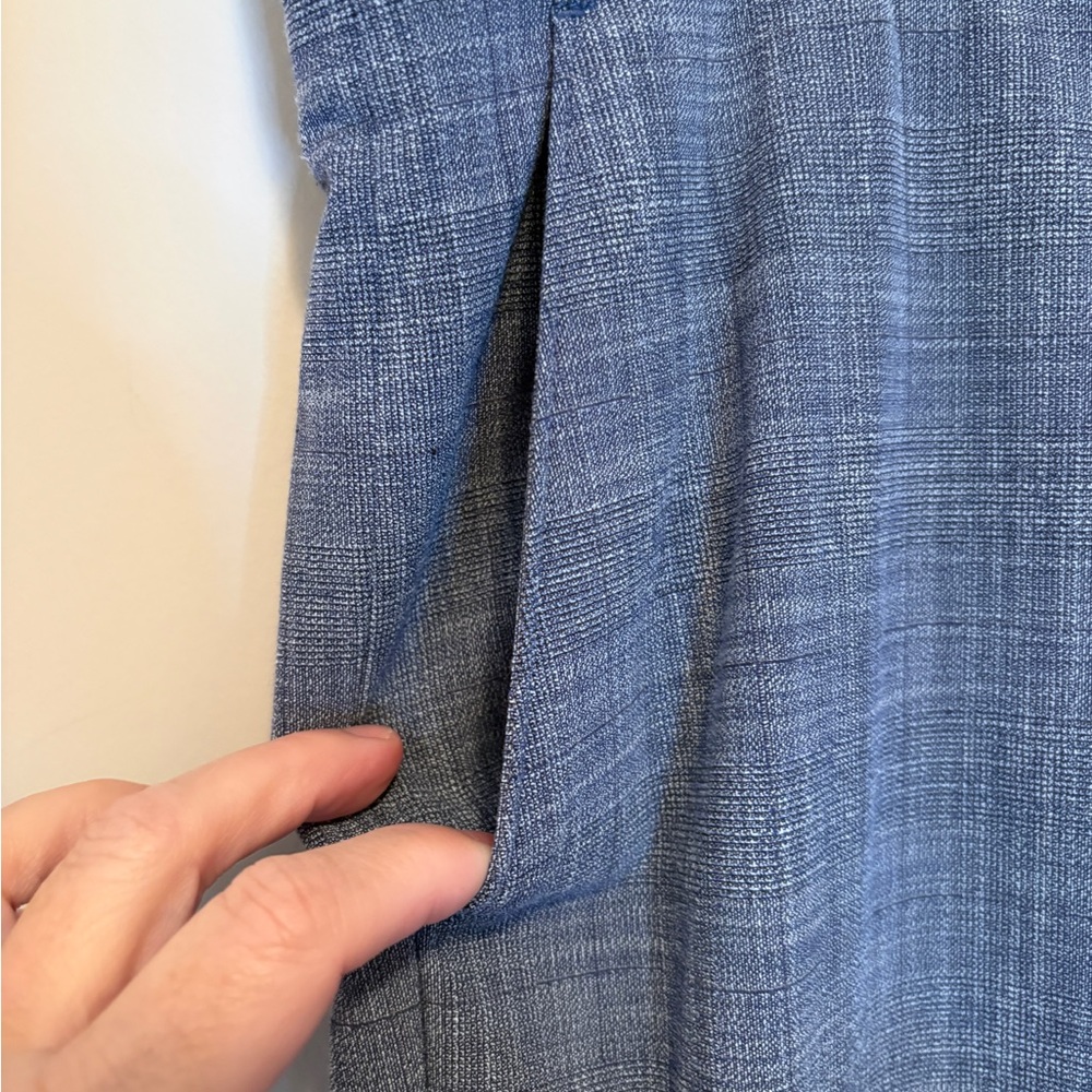 RW@CO Men's Blue Dress Pant 32X32 Casual Tailored Fit Office Viscose - Picture 6 of 11